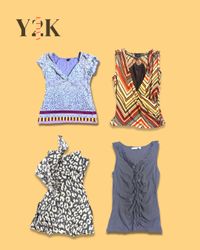 Y2K Boho Printed Cami & Tee Bundle (Yv-839)