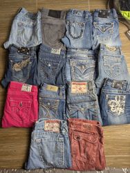 True religion, Miss me, Rock revival Jeans & short..