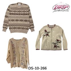 Patterned and Embroidered Knitwear Sweaters (DS-10..