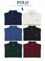 Polo half zipper