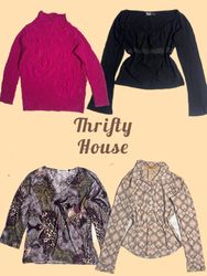 Y2K  Vintage Paisley & Plaid Tops(TH/907)