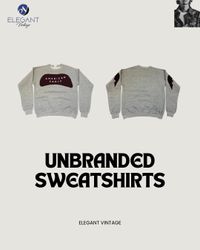 Upcycled Unbranded Sweatshirts - EVR0157
