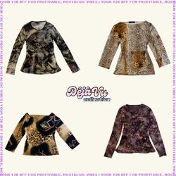 Hauts en maille Y2K Grunge Girl (DVC#101)