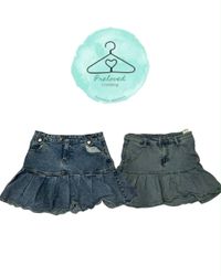 261026-11 Denim mini skirts 15 pcs
