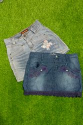 Y2K Denim Mini Skirts