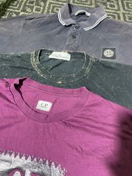 Stone island and cp company t shirts