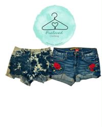 Y2K denim shorts (290726-10)