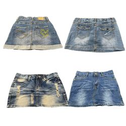 Y2k Denim Mini Skirts Bundle RE-3900