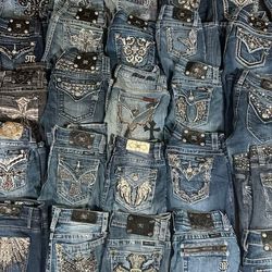 Miss me true religion rock revival bootcut jeans