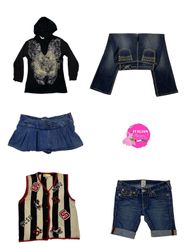 Y2K retro girl mixed bundle