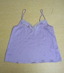 TH466 Y2K Vintage Silk Sleeveless Blouse | 90s Pri..