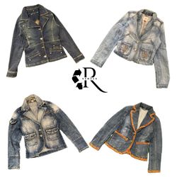 Y2K NYC IT Girl Denim Jacket RW-2523