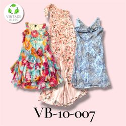Y2K Printed Poly Dress Wholesale Bundle – Assorted..