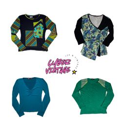 Cyber Vintage Y2K Long-Sleeve Tops (MH-045)