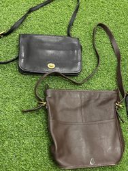 vintage leather coach