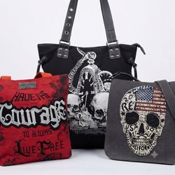 Affliction style bags