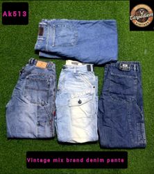 vintage mix brand denim pants ak513