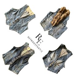 Y2K Unique Girl Waistcoat RE-3706