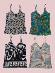 Y2k Graphic & Printed Cami Tops