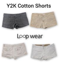 Y2K Mix Branded Cotton Micro Mini Shorts