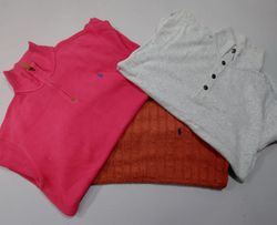 Ralph Lauren Sweaters – Cable Knit, 1/4 Zip, Round..