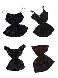 Y2K Grunge Gothic Cami Tops-ST-219
