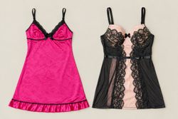 Pure silk slip dresses