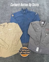 🔴 Carhartt Button Up Shirts - (27/10)