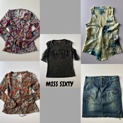 🥀 Miss Sixty Floral Victorian Top (CV:095)