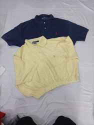 CR11086 Upcycled Polo Crop Tops