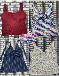 Y2K Vintage Floral & Lace Cami Bundle | VR-392