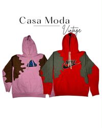 090826-6 Upcycle tapestry hoodies 10 pcs