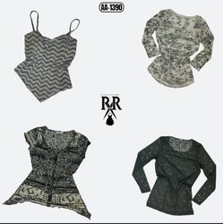 Y2K Smoky Aesthetic Mix Tops (AA-1390)