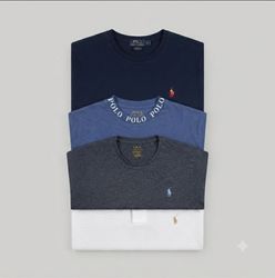 PREMIUM BRAND RALPH LAUREN T SHIRT MIXED round nec..