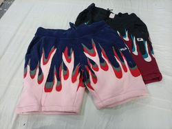 CR10802 Upcycled Mix-Branded Flame Shorts