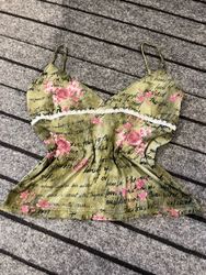 Upcycled Y2K Cami Top