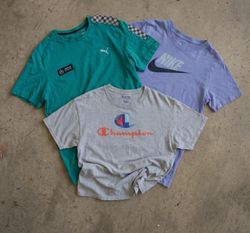 Mix Branded Plain T-Shirt