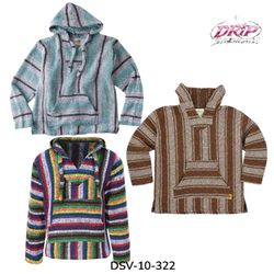 Baja Jerga Mexican Striped Hoodies