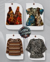 Y2K Grunge Poly Blouse