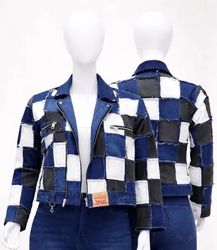 CR1458 Upcycled Denim Jacket