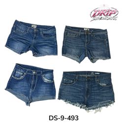 Shorts en denim mini audacieux pour un style de ru..