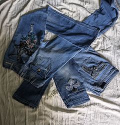 Y2K beautiful boot cut jeans N103