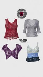 Y2K beaded fairy-grunge style tops WR-2439