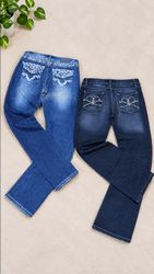 Embellished Pocket Denim Jeans