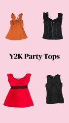 Y2k Party Tops #090926 #019