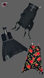 Y2k gothic fairy dresses WR2143