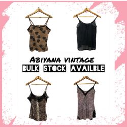 Y2K-Boho chic Mesh Cami Top