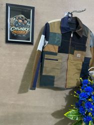 Veste patchwork Carhartt Upcycle 🐒🐒