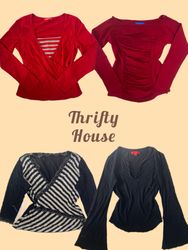 Y2K Women's Blouses and Printed Tops(TH/878)
