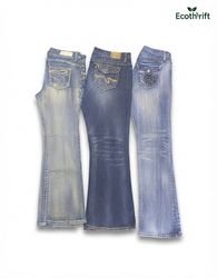 Y2K Flare & Bootcut Jeans - 14 pcs